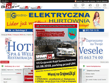 Tablet Screenshot of ogloszenia.elk24.pl